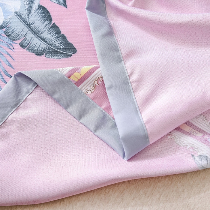 91家纺网 家纺一手货源 找家纺 迷仙巢2021新款印花冰丝凉席（床单款） 繁花似锦