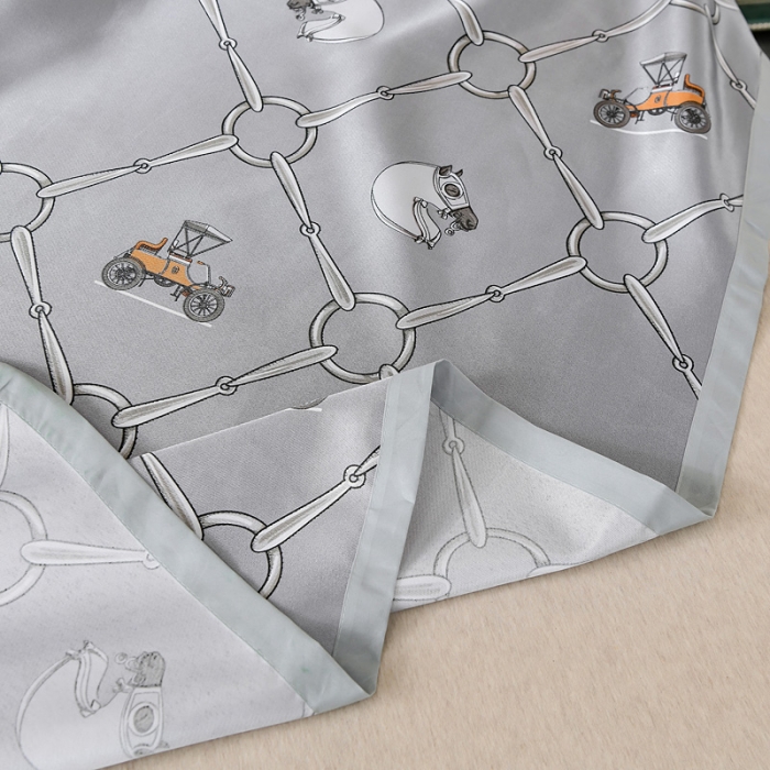 91家纺网 家纺一手货源 找家纺 迷仙巢2021新款印花冰丝凉席（床单款） 天马行空