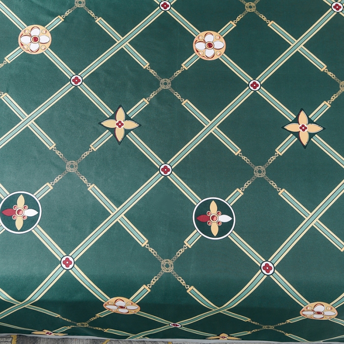 91家纺网 家纺一手货源 找家纺 迷仙巢2021新款印花冰丝凉席（床单款） 英伦风范