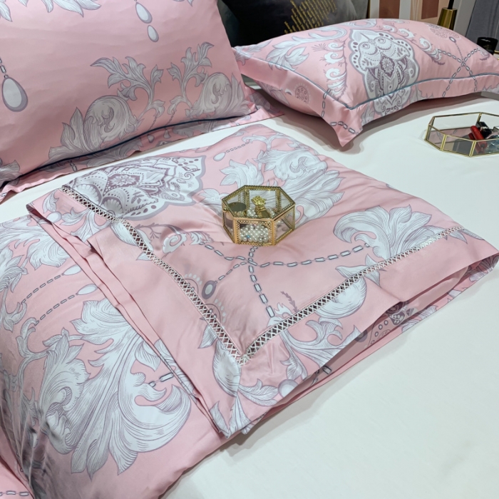 91家纺网 家纺一手货源 找家纺 棉生活家纺 2022新款莫代尔天丝夏被 辉煌时刻-粉