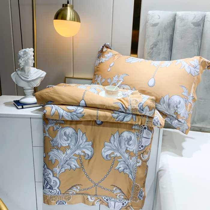 91家纺网 家纺一手货源 找家纺 棉生活家纺 2022新款莫代尔天丝夏被 辉煌时刻-桔