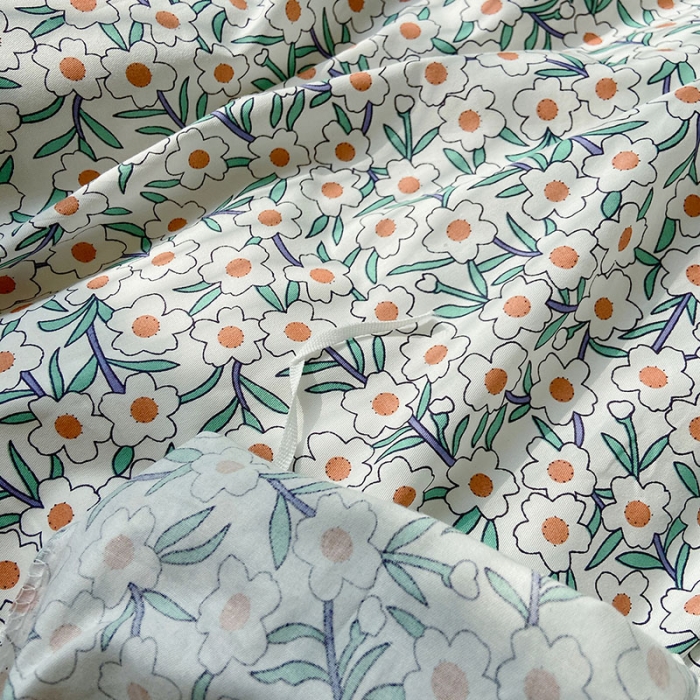 91家纺网 家纺一手货源 找家纺 2021新款简约风40s13372全棉喷气四件套