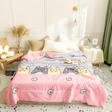 91家纺网 家纺一手货源 找家纺 （总）佰亿莱 2024新款水洗棉夏被