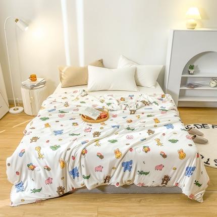 91家纺网 家纺一手货源 找家纺 （总）佰亿莱 2024新款针织棉夏被