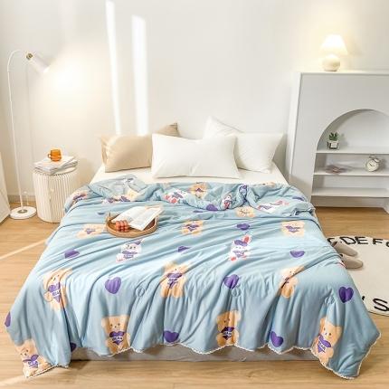 91家纺网 家纺一手货源 找家纺 （总）佰亿莱 2024新款针织棉夏被