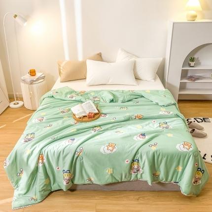 91家纺网 家纺一手货源 找家纺 佰亿莱 2024新款针织棉夏被 梦境