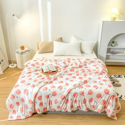 91家纺网 家纺一手货源 找家纺 佰亿莱 2024新款针织棉夏被 元气满满