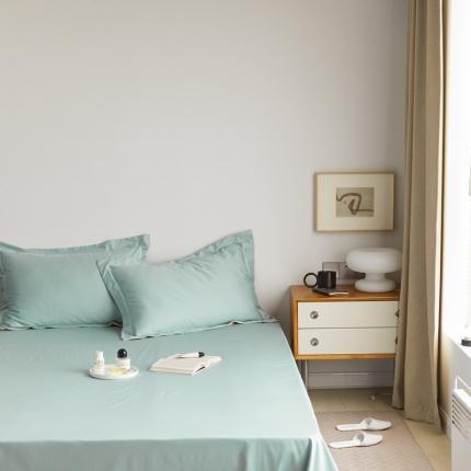 91家纺网 家纺一手货源 找家纺 （总）时光里2021新款100支长绒棉贡缎单床单床笠