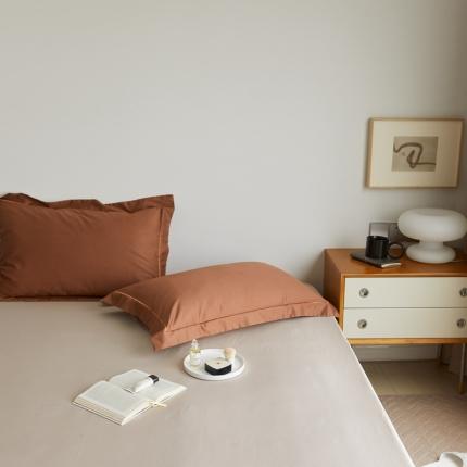 91家纺网 家纺一手货源 找家纺 （总）时光里2021新款100支长绒棉贡缎单枕套