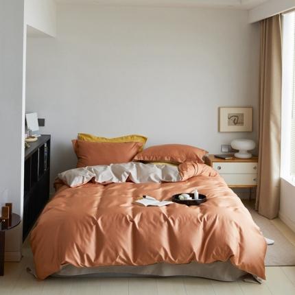 91家纺网 家纺一手货源 找家纺 （总）2021新款100支长绒棉贡缎四件套