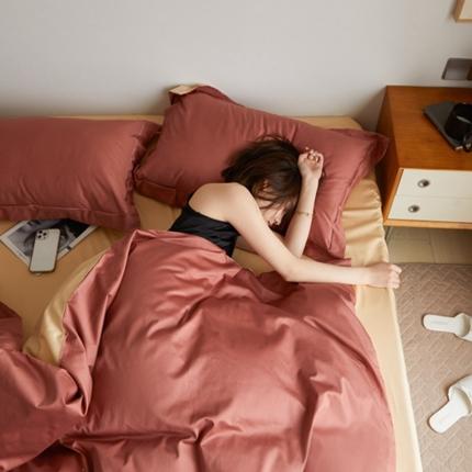 （总）2021新款100支长绒棉贡缎四件套