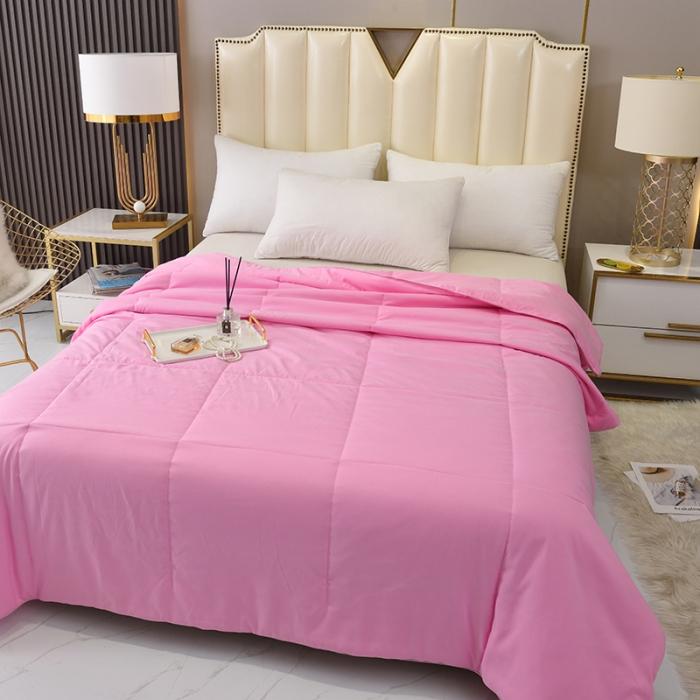 91家纺网 家纺一手货源 找家纺 .2021夏被纯色夏凉被凉感夏被空调被