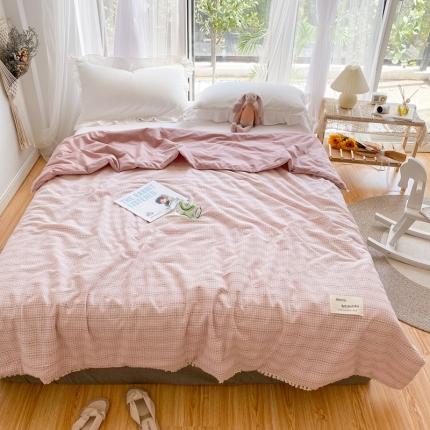 91家纺网 家纺一手货源 找家纺 （总）寐居  2021新款水洗色织提花大豆纤维夏被