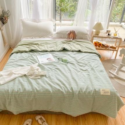 91家纺网 家纺一手货源 找家纺 （总）寐居  2021新款水洗色织提花大豆纤维夏被