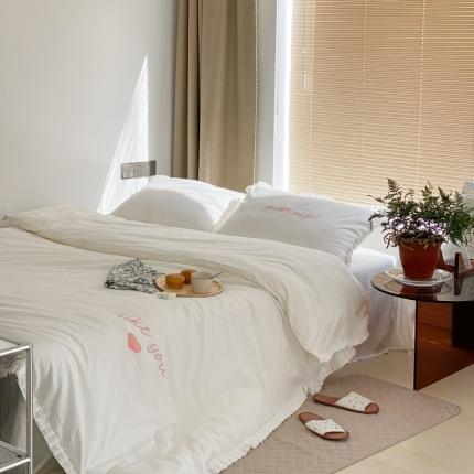 91家纺网 家纺一手货源 找家纺 （总）六巷胡同 2021新款ins风水洗棉木耳边系列