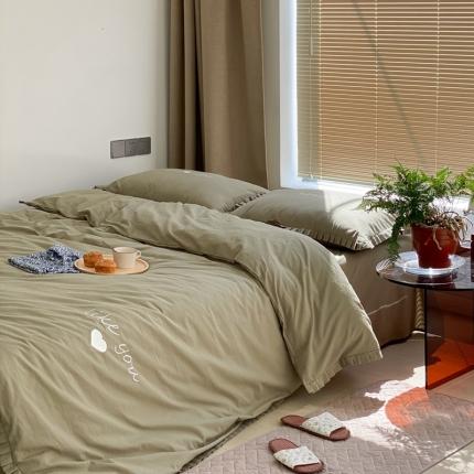 91家纺网 家纺一手货源 找家纺 （总）六巷胡同 2021新款ins风水洗棉木耳边系列