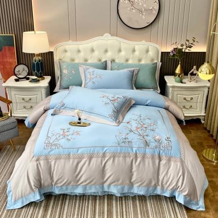 星尚家纺 100支天丝棉四件套遇见幸福系列 郁兰