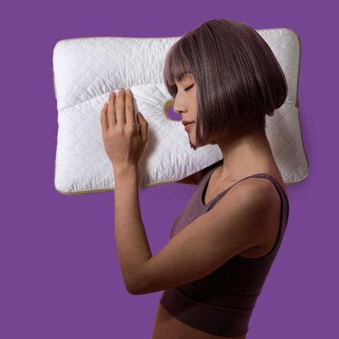 91家纺网 家纺一手货源 找家纺 （总）星芯合 2024新款护耳软管枕头40*60cm一只