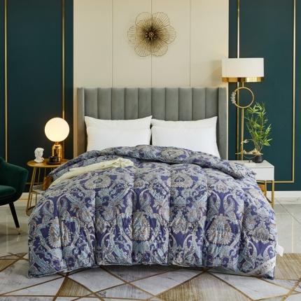 91家纺网 家纺一手货源 找家纺 （总）太阳羽2025新款柔赛丝印花被冬被