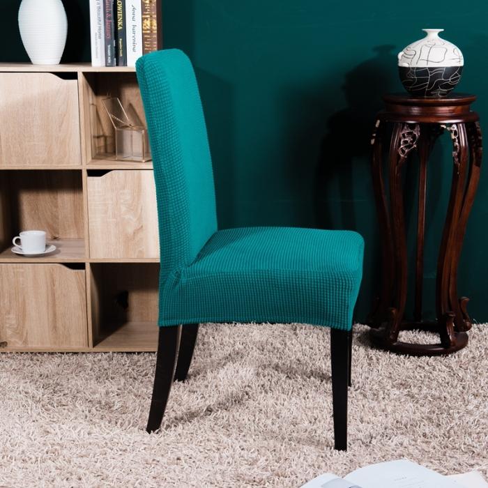 91家纺网 家纺一手货源 找家纺 特价210g弹力玉米绒加厚餐桌一体椅套 饭店防尘椅子套 椅套