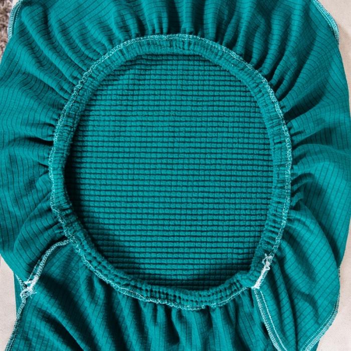 91家纺网 家纺一手货源 找家纺 特价210g弹力玉米绒加厚餐桌一体椅套 饭店防尘椅子套 椅套