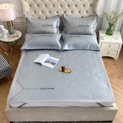 91家纺网 家纺一手货源 找家纺 馨蕊 2021新款冰碳席 影-水星蓝