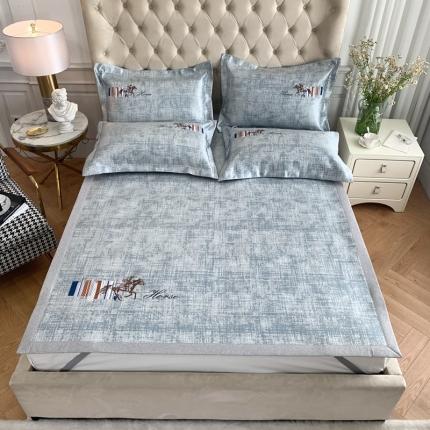 馨蕊 2021新款冰碳席 一路有你-蓝