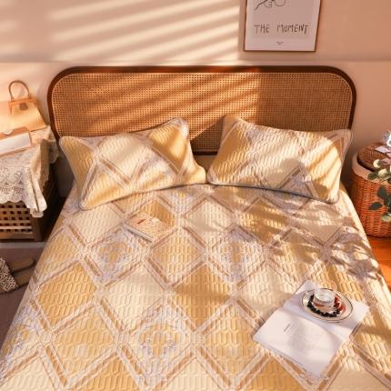 寐居家纺 2021新款乳胶凉席（8mm） 英伦黄格