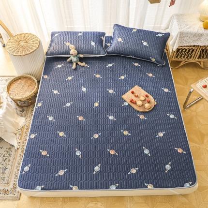 91家纺网 家纺一手货源 找家纺 寐居家纺 2021新款印花乳胶凉席(5mm) 星空