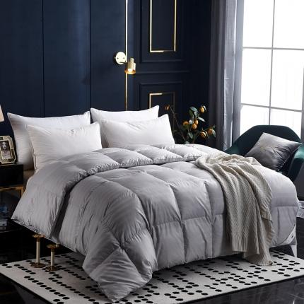 91家纺网 家纺一手货源 找家纺 太阳羽2021新款竹棉缎立体被 灰色