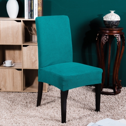 91家纺网 家纺一手货源 找家纺 特价210g弹力玉米绒加厚餐桌一体椅套 饭店防尘椅子套 椅套