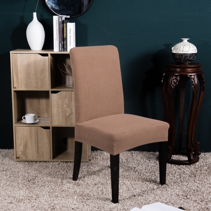 91家纺网 家纺一手货源 找家纺 特价210g弹力玉米绒加厚餐桌一体椅套 饭店防尘椅子套 椅套