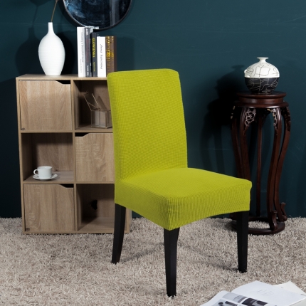 91家纺网 家纺一手货源 找家纺 特价210g弹力玉米绒加厚餐桌一体椅套 饭店防尘椅子套 椅套