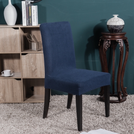 91家纺网 家纺一手货源 找家纺 特价210g弹力玉米绒加厚餐桌一体椅套 饭店防尘椅子套 椅套