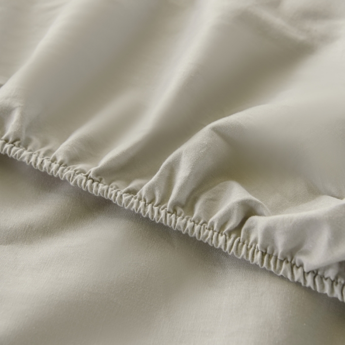 91家纺网 家纺一手货源 找家纺 极梦新款40支全棉床笠三件套喷气全棉枕套支持定制 浅灰