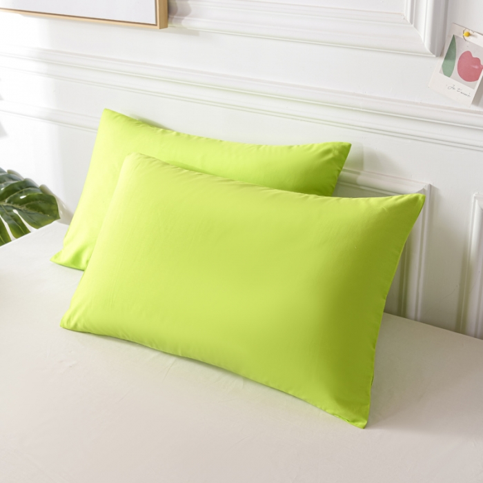 91家纺网 家纺一手货源 找家纺 （总）极梦 新款40支纯色喷气全棉枕套纯棉单只枕头套