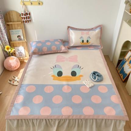 91家纺网 家纺一手货源 找家纺 （总）时年 2021新款水洗养生冰丝凉席