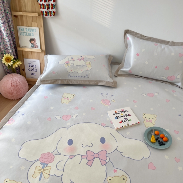 91家纺网 家纺一手货源 找家纺 （总）时年 2021新款水洗养生冰丝凉席