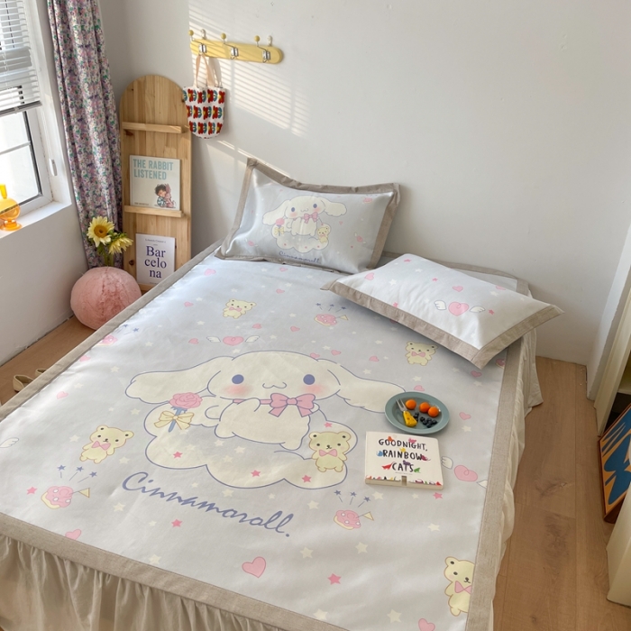 91家纺网 家纺一手货源 找家纺 （总）时年 2021新款水洗养生冰丝凉席