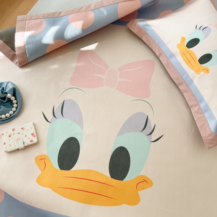 91家纺网 家纺一手货源 找家纺 时年 2021新款水洗养生冰丝凉席 黛西