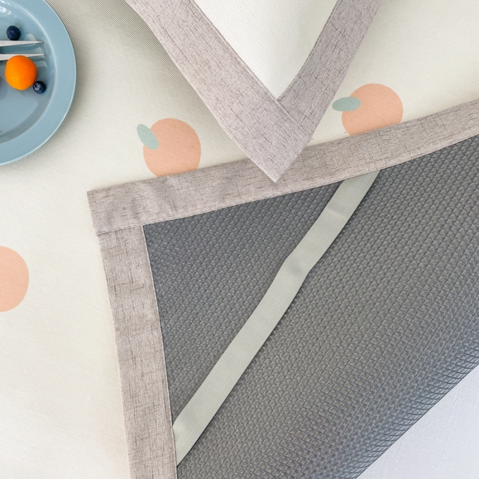 91家纺网 家纺一手货源 找家纺 时年 2021新款水洗养生冰丝凉席 桔子