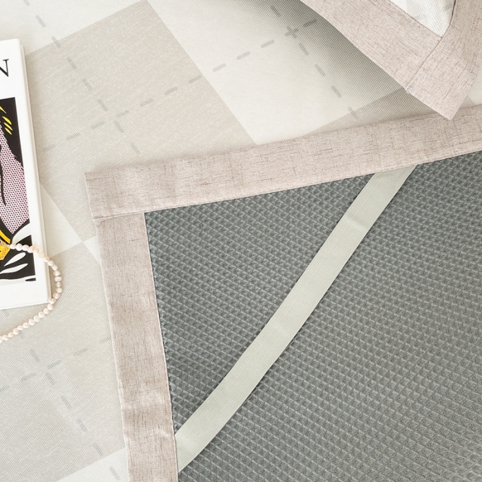 91家纺网 家纺一手货源 找家纺 时年 2021新款水洗养生冰丝凉席 菱格灰