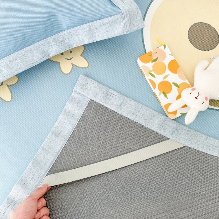 91家纺网 家纺一手货源 找家纺 时年 2021新款水洗养生冰丝凉席 宇航员