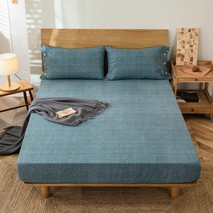 91家纺网 家纺一手货源 找家纺 （总）春皖 2023新款全棉良品磨毛系列单床笠