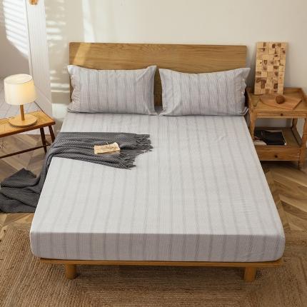 91家纺网 家纺一手货源 找家纺 （总）春皖 2023新款全棉良品磨毛系列单床笠