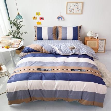 91家纺网 家纺一手货源 找家纺 （总）珺柔 2021新款全棉印花四件套系列五