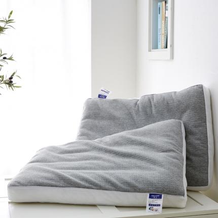 （总）仁宇枕业 2021新款针织棉荞麦定型低枕头