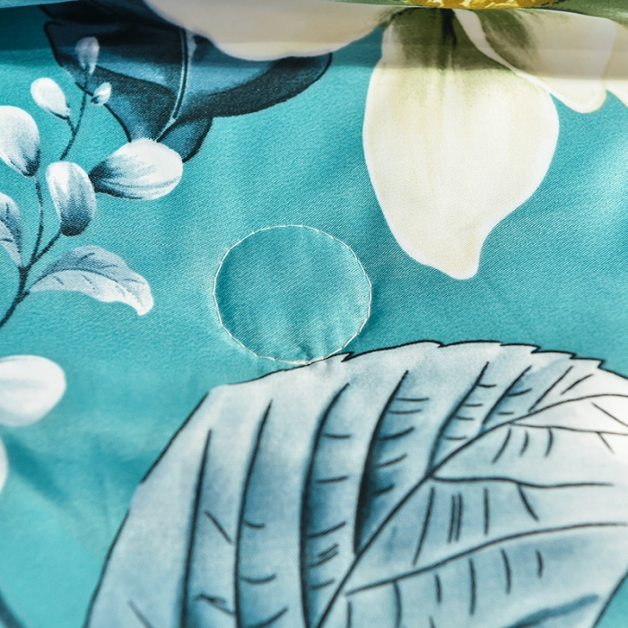 91家纺网 家纺一手货源 找家纺 梦柏2021新款水洗天丝夏被 夏凉被 繁花