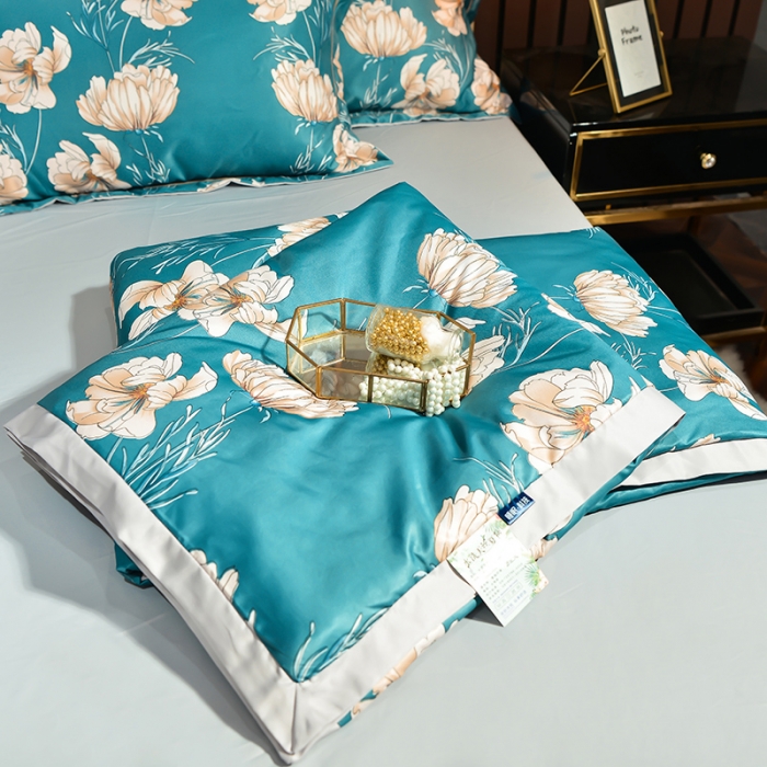 91家纺网 家纺一手货源 找家纺 梦柏2021新款水洗天丝夏被 夏凉被 芳华