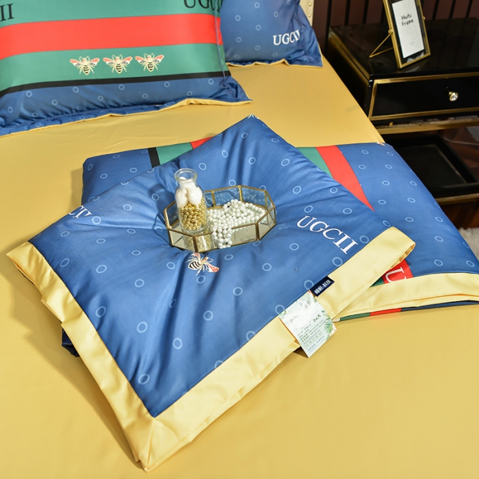 91家纺网 家纺一手货源 找家纺 梦柏2021新款水洗天丝夏被 夏凉被 曼哈顿